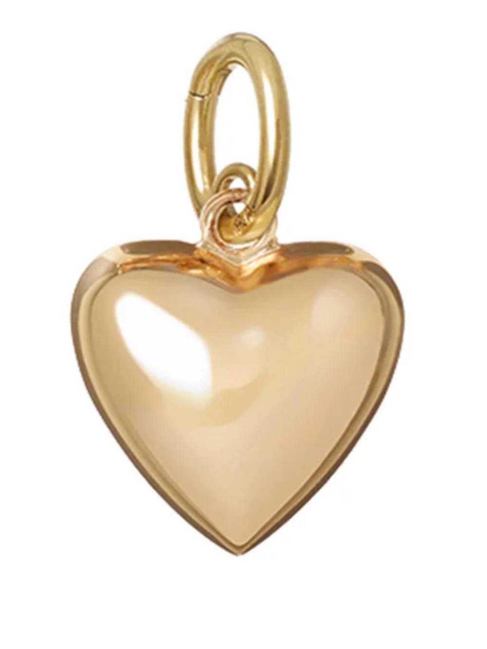 Roxanne Assoulin The Mini Puffy Heart Charm in Gold